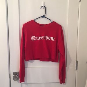 Forever 21 “Queendom” Crop Top
